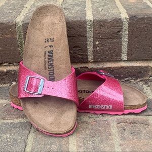 PINK GLITTER Birkenstock Madrid Sandals